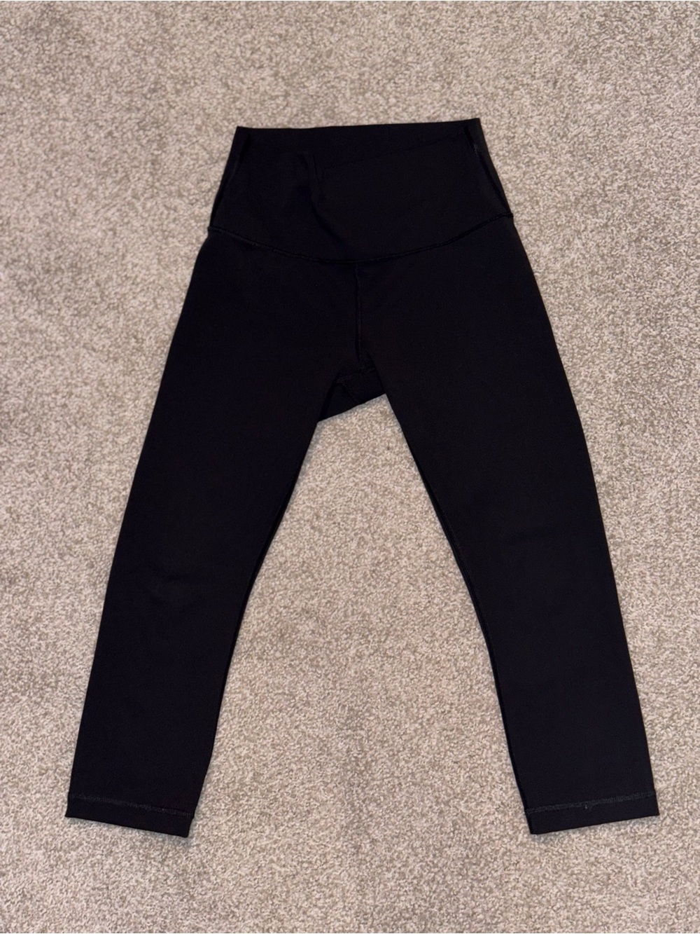 Lululemon cropped Black High-Waist Leggings